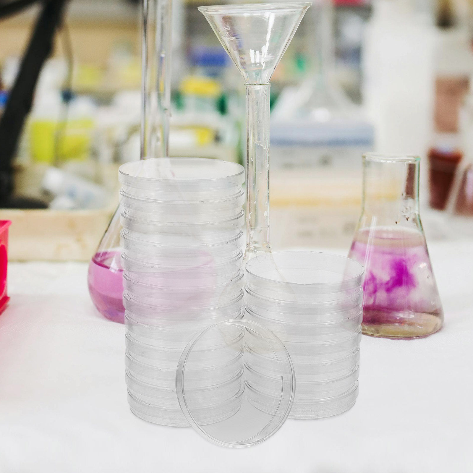 Agar Tissue Culture - 20 Buah Cawan Petri Presisi Tinggi