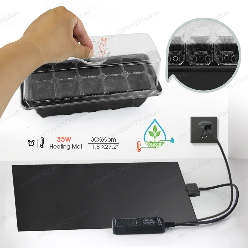 Alas Pemanas Tahan Air 35W unt - Heat Mat Seedling ulasan dan harga