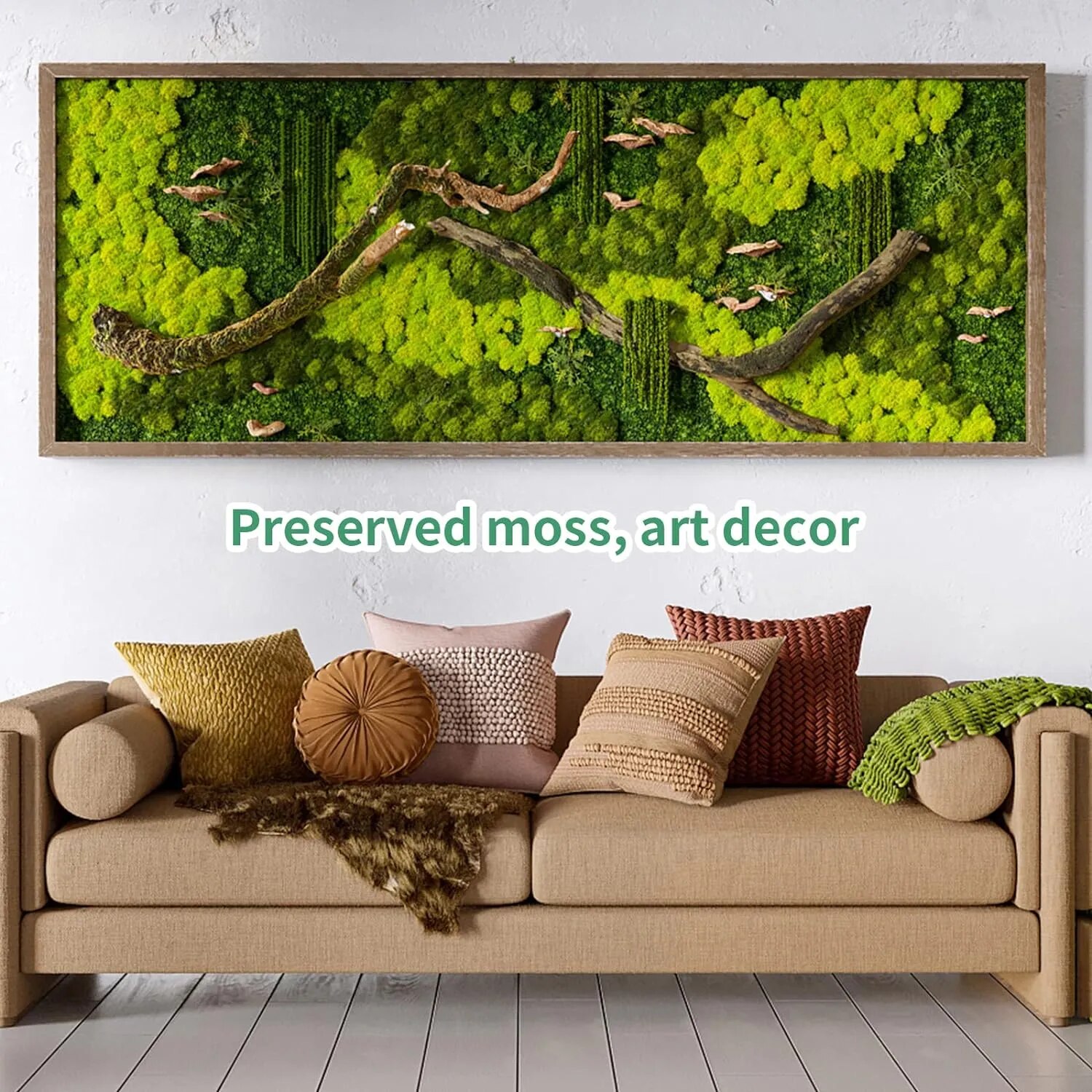 Tanaman Hijau Buatan Lumut Keh - Sphagnum Moss Dry ulasan dan harga